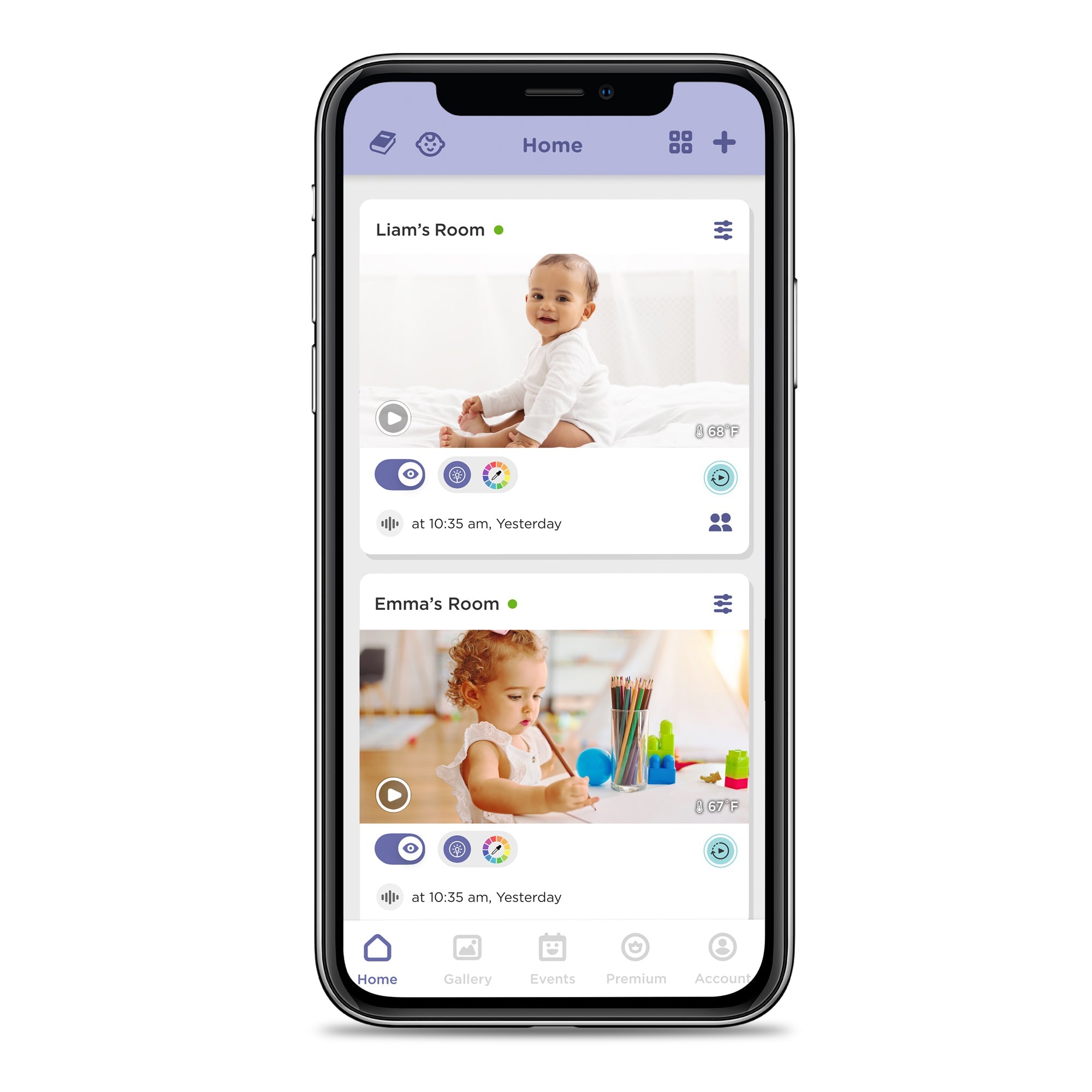 Nursery Pal Cloud Touch Twin