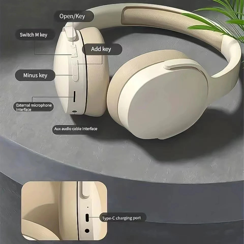 Wireless Bluetooth Headphones Over Ear