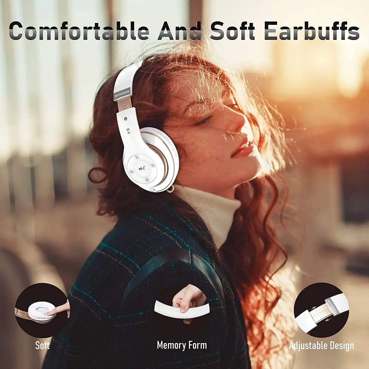 Wireless HiFi Stereo Bluetooth Headphones