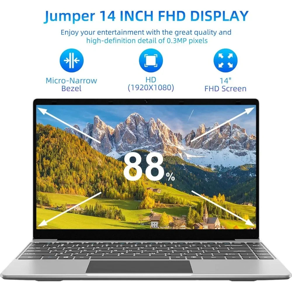 14" Laptop with Intel Celeron J4105 CPU