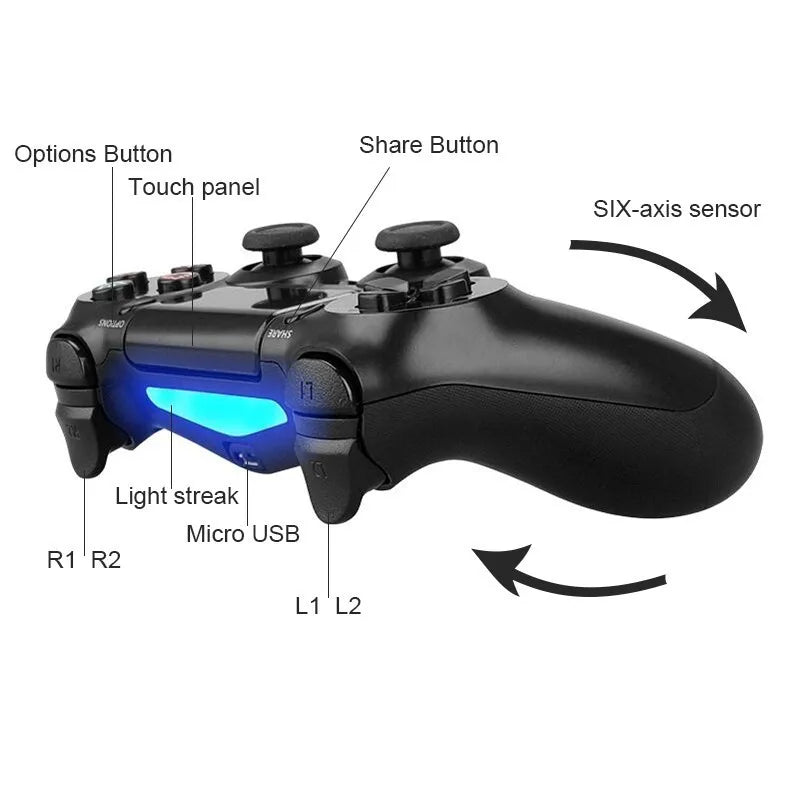 Wireless Controller for PS4 Slim/Pro