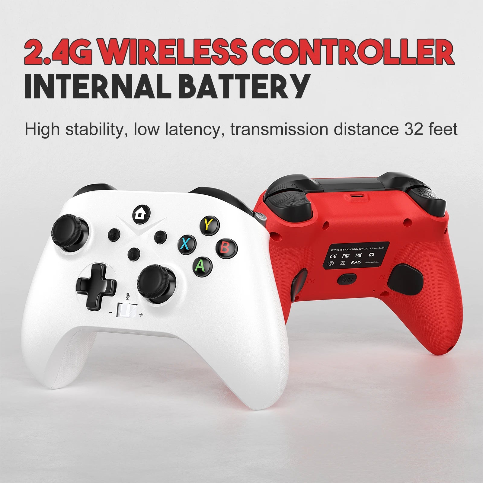 2.4G Wireless Gamepad for Xbox One, Series S, X, and PC