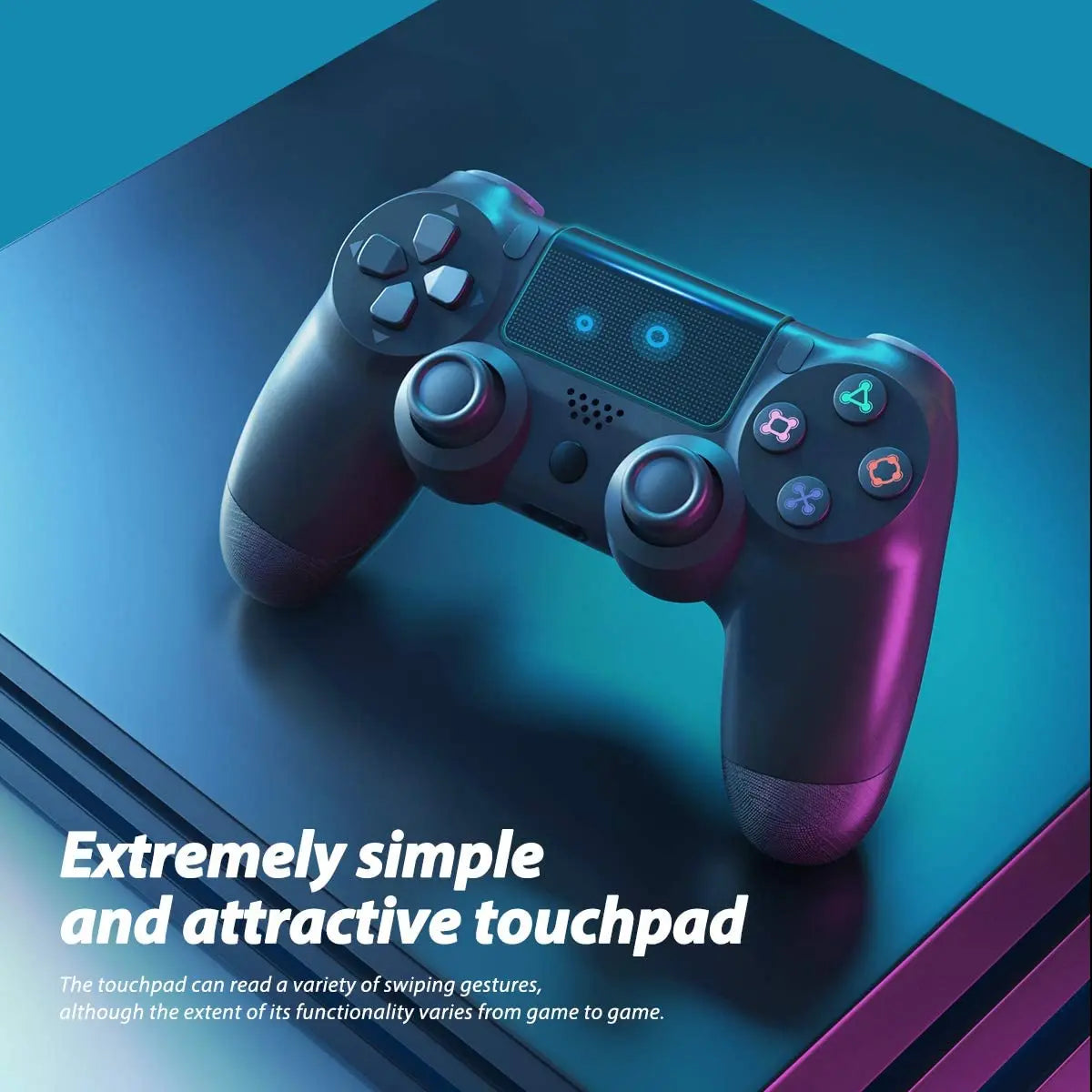 Wireless Bluetooth Controller for PS4, PS3, and PC