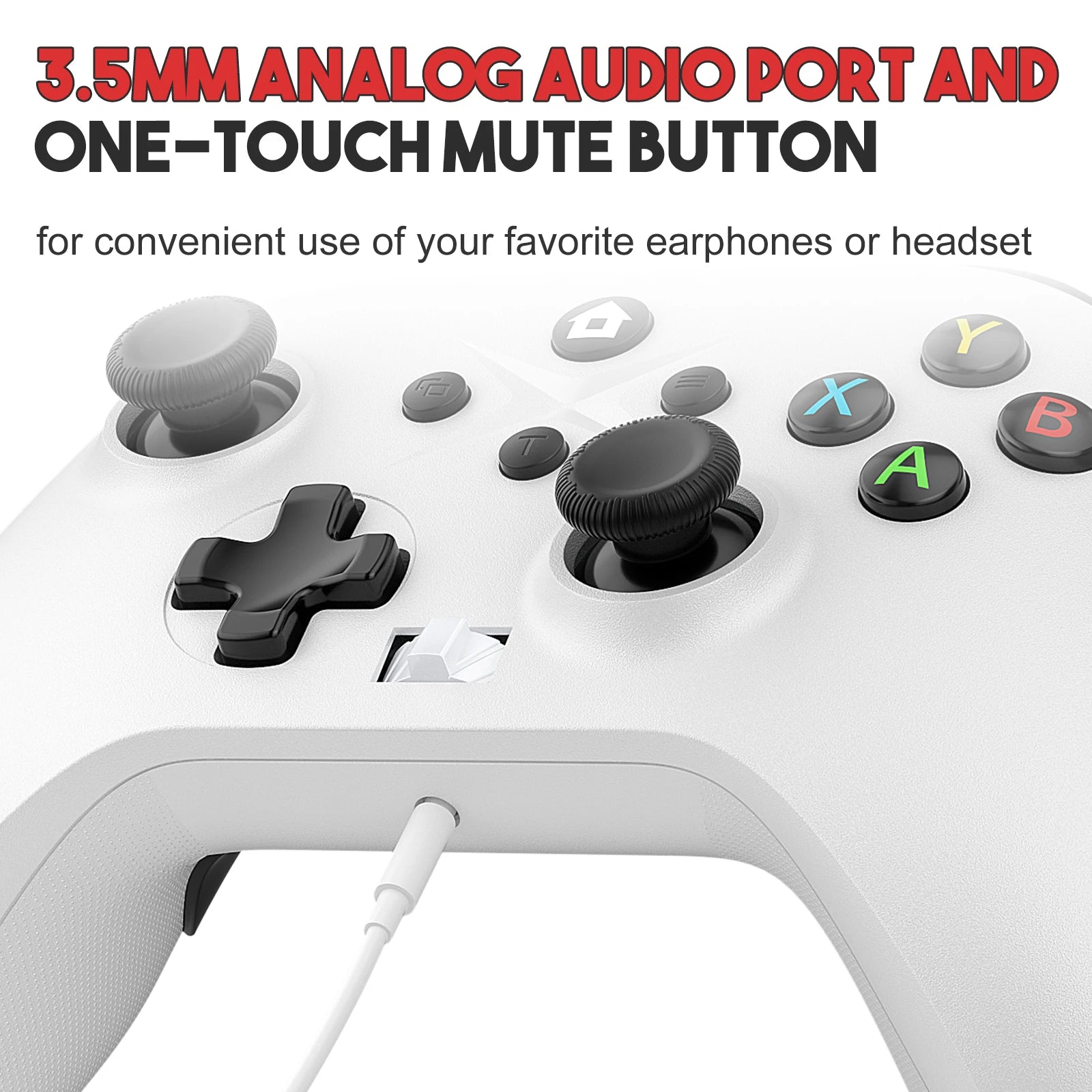 2.4G Wireless Gamepad for Xbox One, Series S, X, and PC